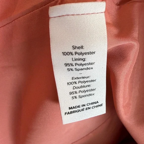 Cinq à Sept Shimmering Rose Blazer - Size 14 - Picture 8 of 9